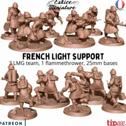 Specials weapons - French army WW2 - 28mm for wargame