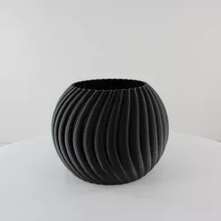 Sphere Planter Wavy, Vase mode, Slimprint