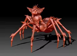 spider gremlin, spider gremlin, spider gremlin, stl obj , gremlins 2
