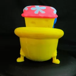 SPONGEBOB BATHTUB FANART