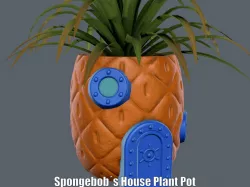 Spongebob's House Plant Pot (Easy print no support)
