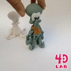 Spongebob's Squidward (Flexible, no supports)