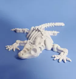 Spooky Flexi Gecko Skeleton (magnet version included)