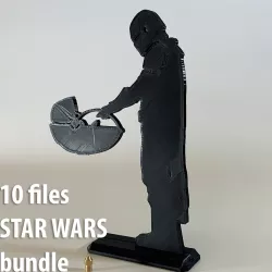 STAR WARS BUNDLE table top and WALL DECOR