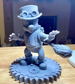 Steampunk Mario STL