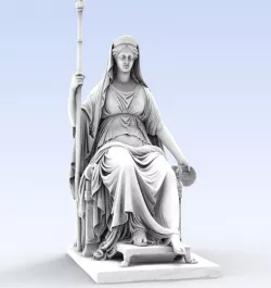 The Goddess Concordia Represented in Likeness of Empress Maria Louisa