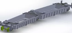 TRAIN: US DOUBLE-STACK WAGON 48' (articulated)