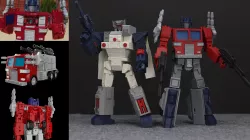 Transformers Marvel Comic Powermaster Optimus Prime