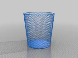 Trash Can / Wastepaper Basket / Pen Holder / Wire Mesh