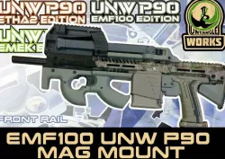 UNW P90 MAG MOUNT FOR THE PLANET ECLIPSE ETHA 2, EMEK AND EMF100