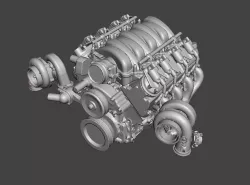 V8 LS3 TURBO 1/24