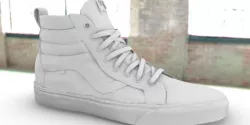 Vans shoes sk8 hi model 3d