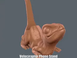 Velociraptor Phone Stand (Easy print no support)