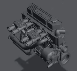 Volvo B20 Engine 1/24