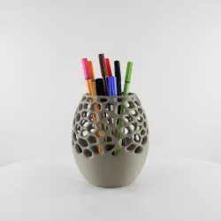 Voronoi Pencil Holder | Desk Decor | Slimprint