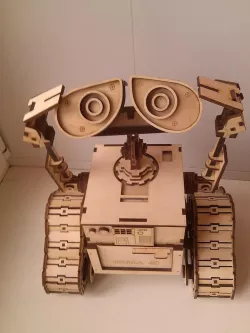 Wall-E robot laser cutting cdr dxf file