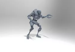 Warhammer 40k Mini Cyber-skeleton