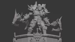 World of Warcraft- Warrior Tier 20 3D print