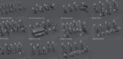 WW1 Russian Army 59 STL - Files Pre-supported