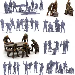 WW1 US Army 59 STL - Files Pre-supported