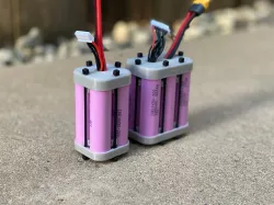 18650 Battery Pack Cap Holder 8s 6s and 4s