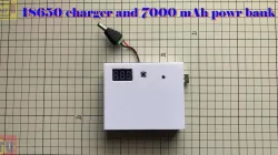18650 recharger and 7000 mAh power bank