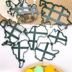 7 continents of the World - Cutter set