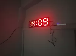7 segment clock LEDs  WS2812