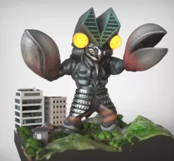 Alien Baltan-CHIBI VERSION -FANART- ウルトラマン-JAPAN TOKUSATSU CARICATURE -3D PRINT MODEL