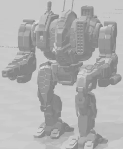 American Mecha Grizzly - Ghost Bear Clan Mech