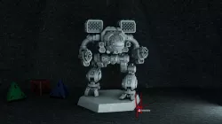 American Mecha Hex - Cat / Wolf