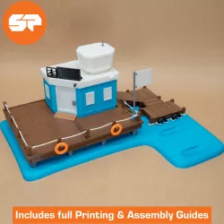Animal Crossing Airport 3D Model - STL file for 3d Printing - Amiibo Scale - 3d Printable Animal Crossing New Horizons Model