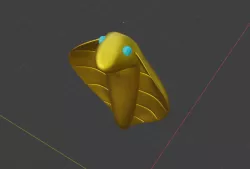 animal crossing ankha cosplay 3d model