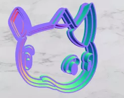 Animal crossing cookie cutter - Ben