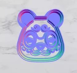 Animal crossing cookie cutter - Guido