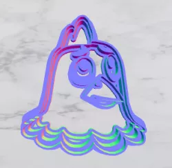 Animal crossing cookie cutter - Herbert
