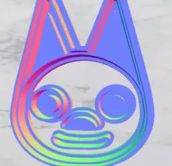 Animal crossing cookie cutter - Kiki