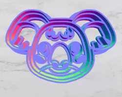 Animal crossing cookie cutter - Koaline