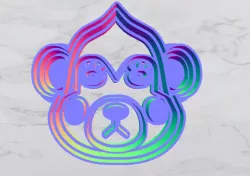 Animal crossing cookie cutter - Luna