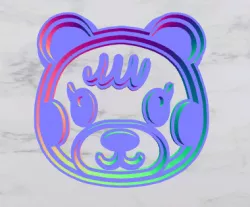 Animal crossing cookie cutter - Léa