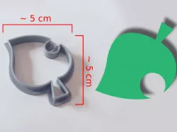 ANIMAL CROSSING COOKIES CUTTER - Leaf Logo