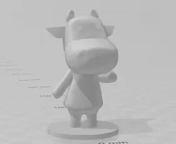 Animal Crossing Cow