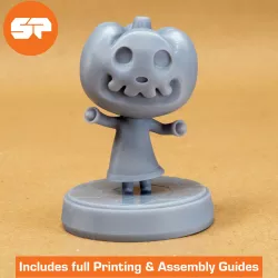 Animal Crossing Jack 3D Model - Amiibo Scale -  3d Printable Animal Crossing New Horizons Figure