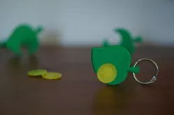 Animal Crossing Keychain with token