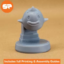 Animal Crossing Wisp 3D Model - Amiibo Scale -  3d Printable Animal Crossing New Horizons Figure