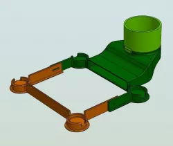 Anycubic S Exhaust Base Stand - 2.5" hose