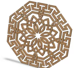 Arabic pattern circle