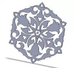 Arabic pattern circle