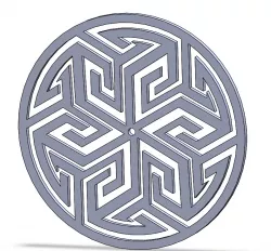 Arabic pattern circle