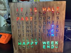 arduino word clock 3D Models | Page 1 | STLFinder